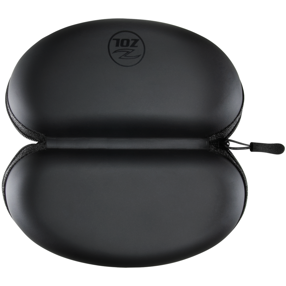 Zol Zipper Hard Shell Sunglasses Case and Eyeglasses Case