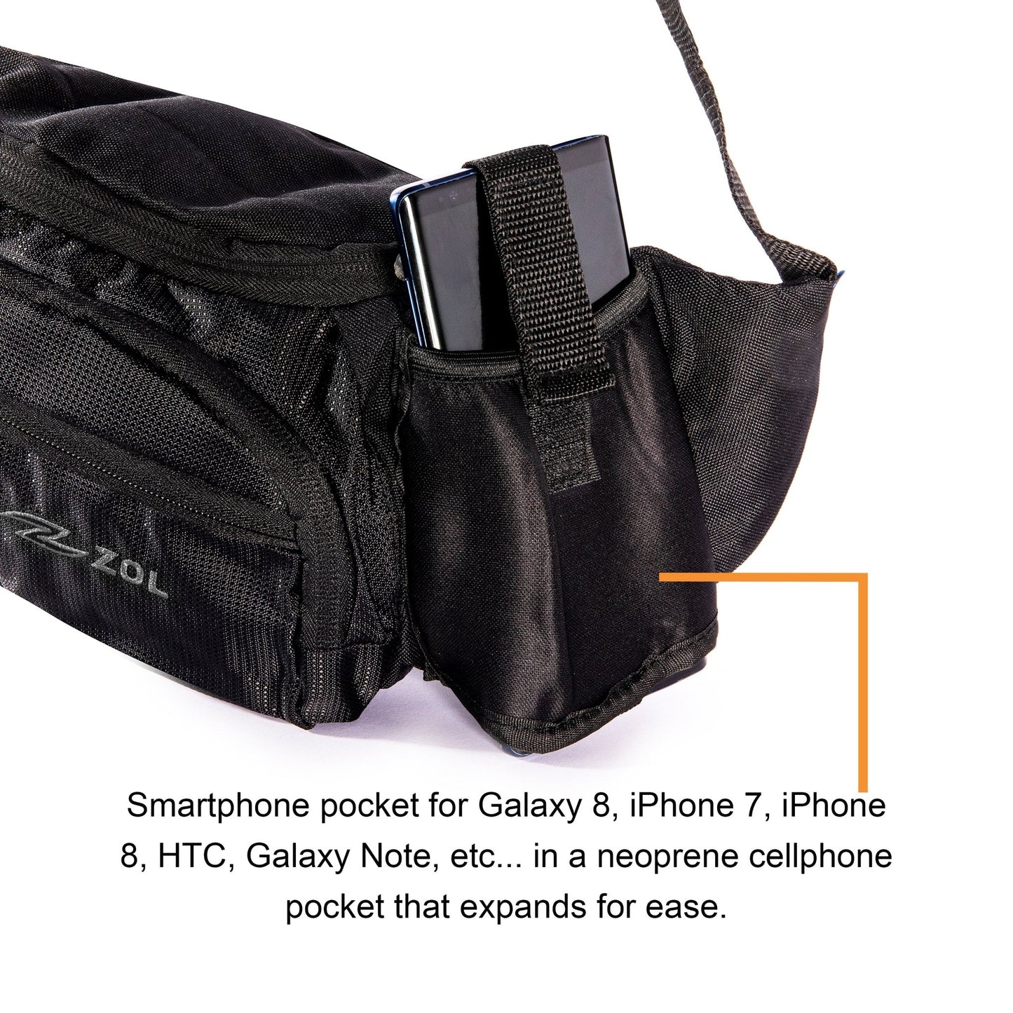 Zol Big Waist Bag with Black Bottle Opener - Zol