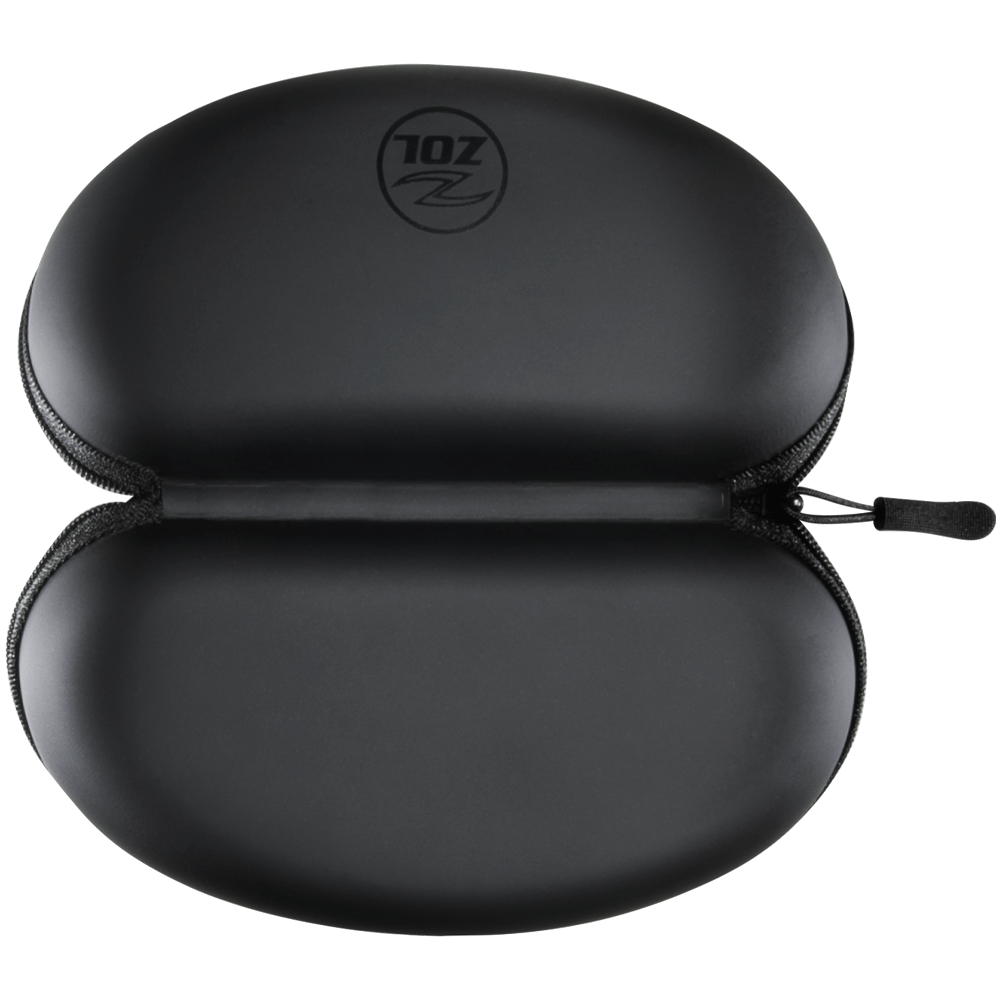 Zol Zipper Hard Shell Sunglasses Case and Eyeglasses Case - Zol