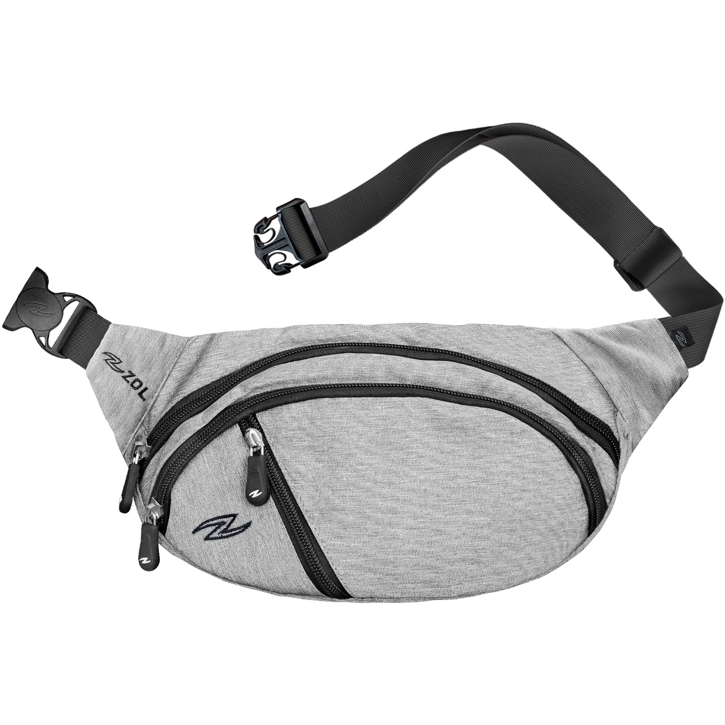 Zol Classic Medium Fanny Pack (Grey) - Zol