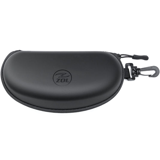 Zol Zipper Hard Shell Sunglasses Case and Eyeglasses Case
