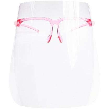 Anti-fog Face Shields with Glasses Frame Set for Men and Women to Protect Eyes and Face,12 Glasses and 12 Shields