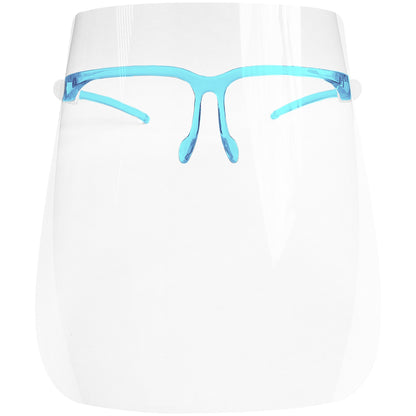 Anti-fog Face Shields with Glasses Frame Set for Men and Women to Protect Eyes and Face,12 Glasses and 12 Shields