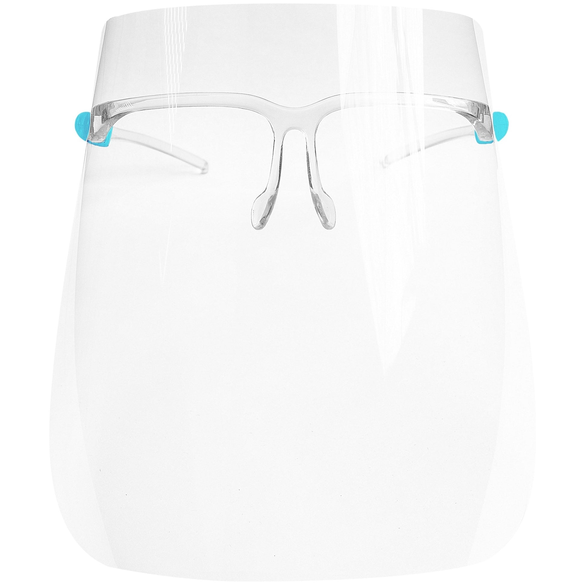 Anti - fog Face Shields with Glasses Frame Set for Men and Women to Protect Eyes and Face,12 Glasses and 12 Shields - Zol