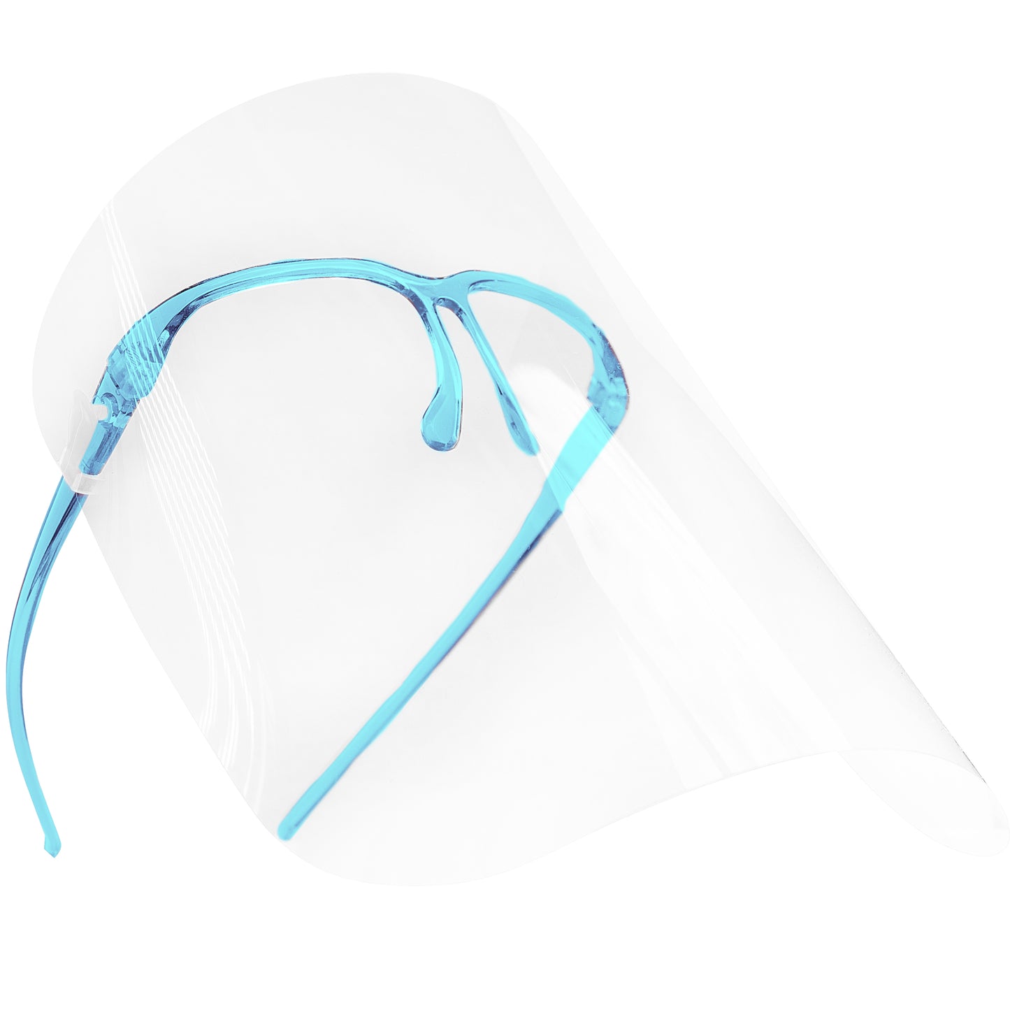 Anti-fog Face Shields with Glasses Frame Set for Men and Women to Protect Eyes and Face,12 Glasses and 12 Shields