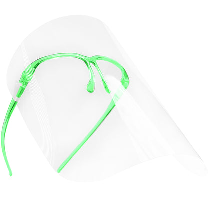 Anti-fog Face Shields with Glasses Frame Set for Men and Women to Protect Eyes and Face,12 Glasses and 12 Shields