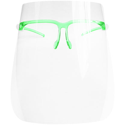 Anti-fog Face Shields with Glasses Frame Set for Men and Women to Protect Eyes and Face,12 Glasses and 12 Shields