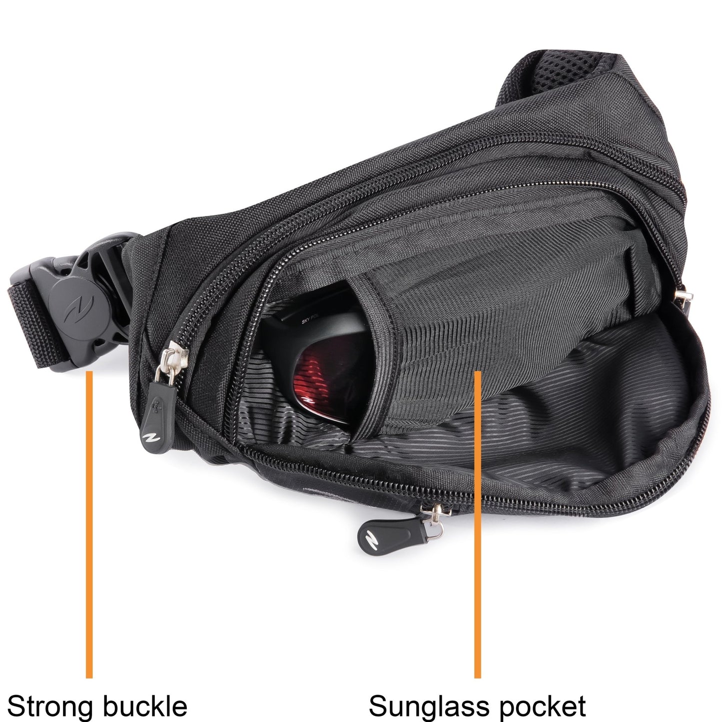 Zol Classic Medium Fanny Pack With Bottle Opener - Zol